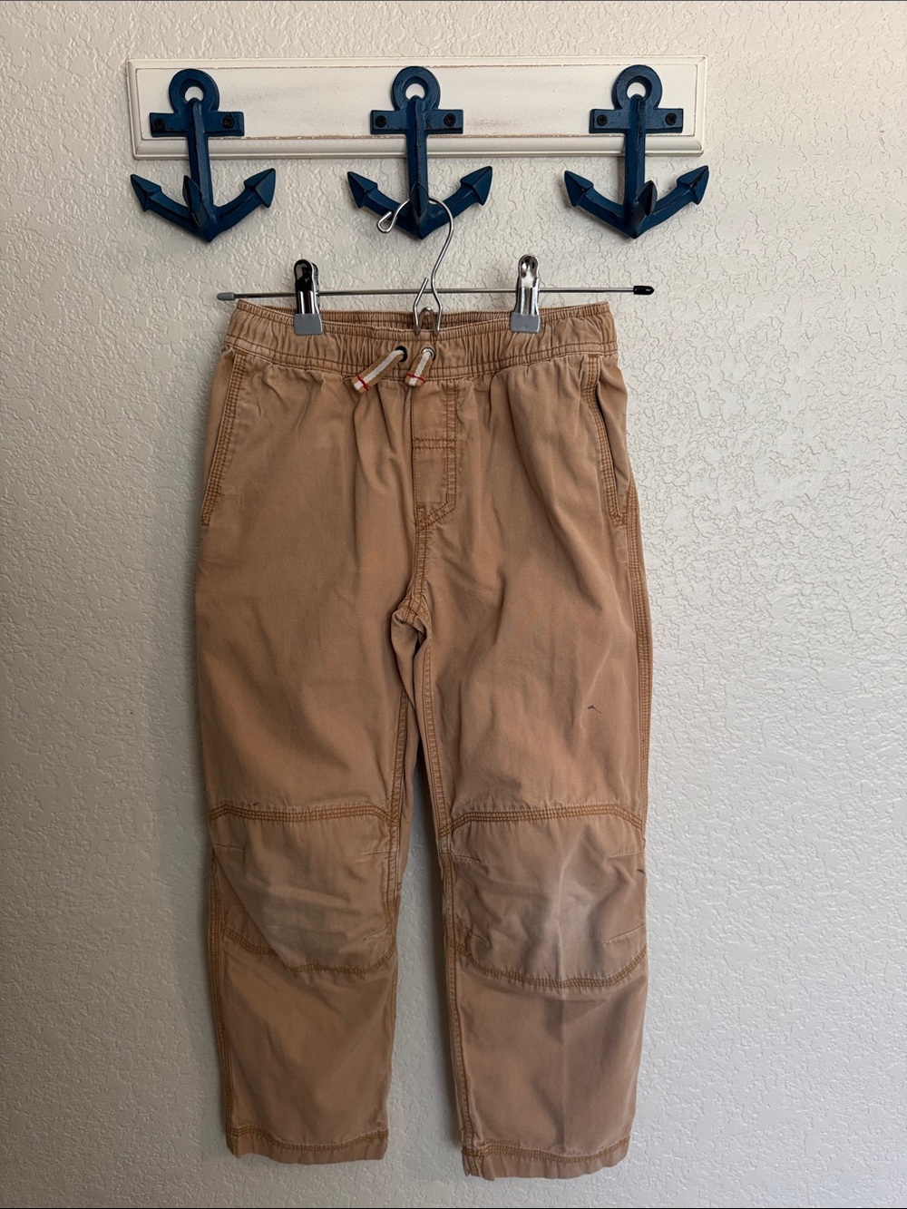 Double Knee Pants In Cotton Twill